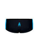 Parigamba uomo da allenamento UCLA 104UF - Outline Azzurro Fluo vista 2 — costume da nuoto uomo, BONESWIMMER Made in Italy