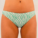 Slip bikini donna da mare Papeete L025PAF - Zebrato, vista frontale