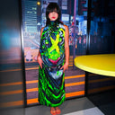 Telo grande in microfibra 366T - Acid — telo in microfibra, BONESWIMMER Made in Italy