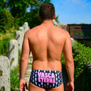 Parigamba uomo da allenamento UCLA 235U - Eterna vista 3 — costume da nuoto uomo, BONESWIMMER Made in Italy