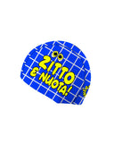 Cuffia lycra L031CF - Zitto E Nuota — cuffia da nuoto, BONESWIMMER Made in Italy